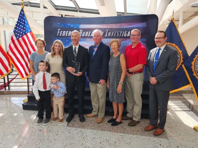 Vandalia Health's Michael Walsh receives FBI Director’s Community Leadership Award